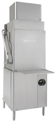Hobart's ventless dishwashers are available in both front-load and door-type models.